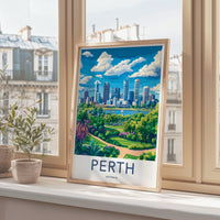 Perth Poster - Australia Wall Art