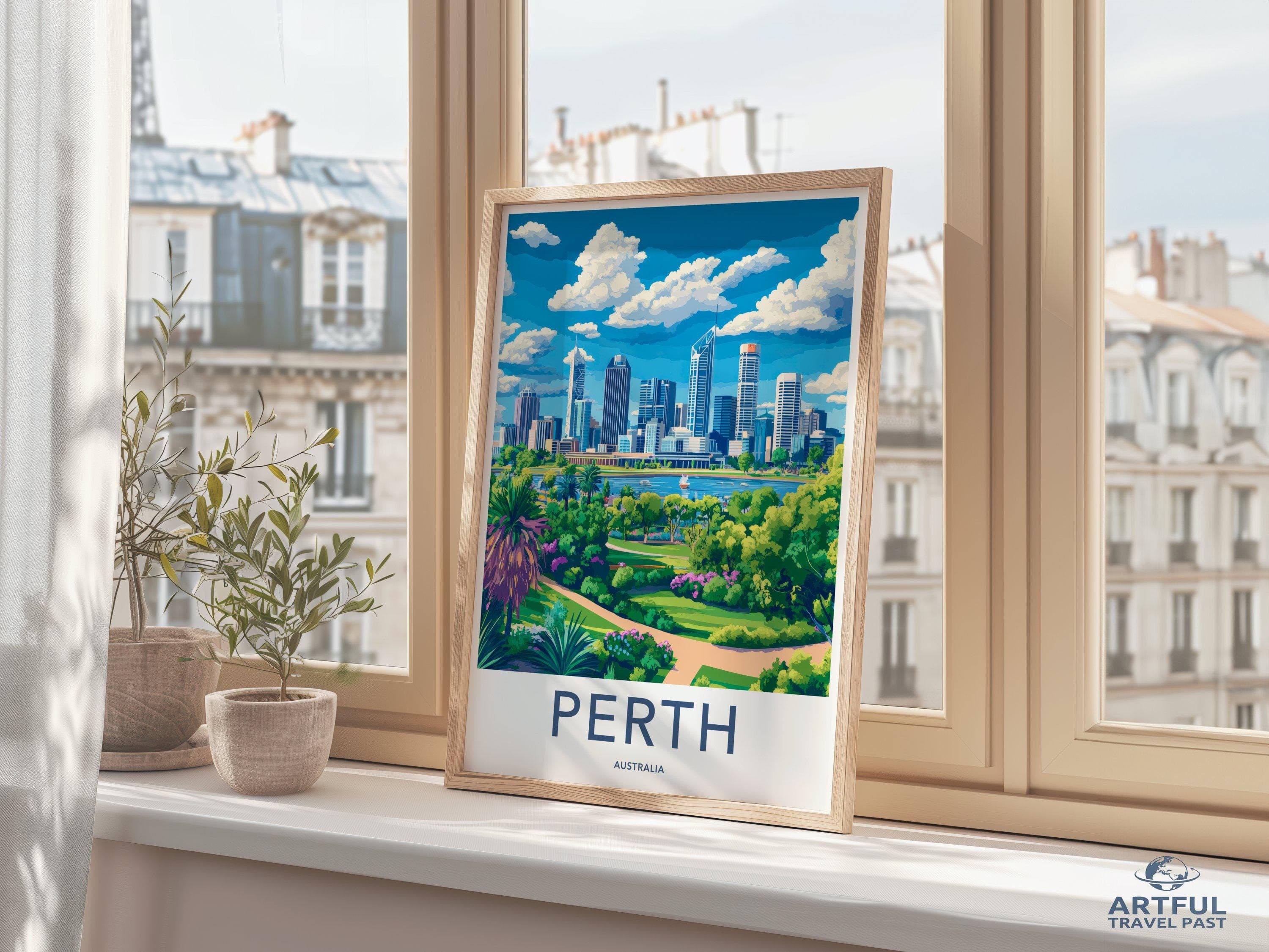 Perth Poster - Australia Wall Art
