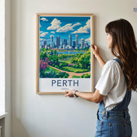 Perth Poster - Australia Wall Art