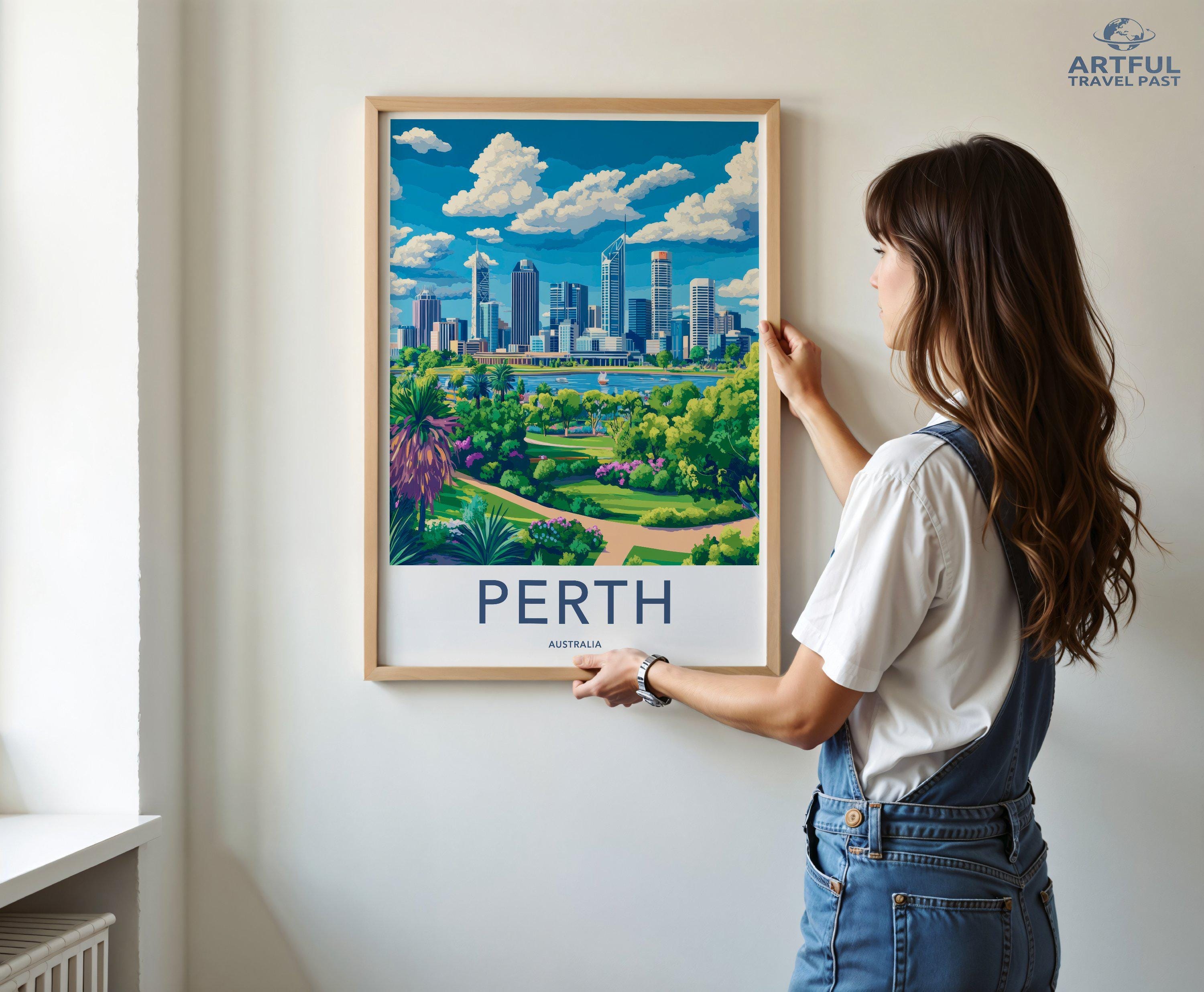 Perth Poster - Australia Wall Art