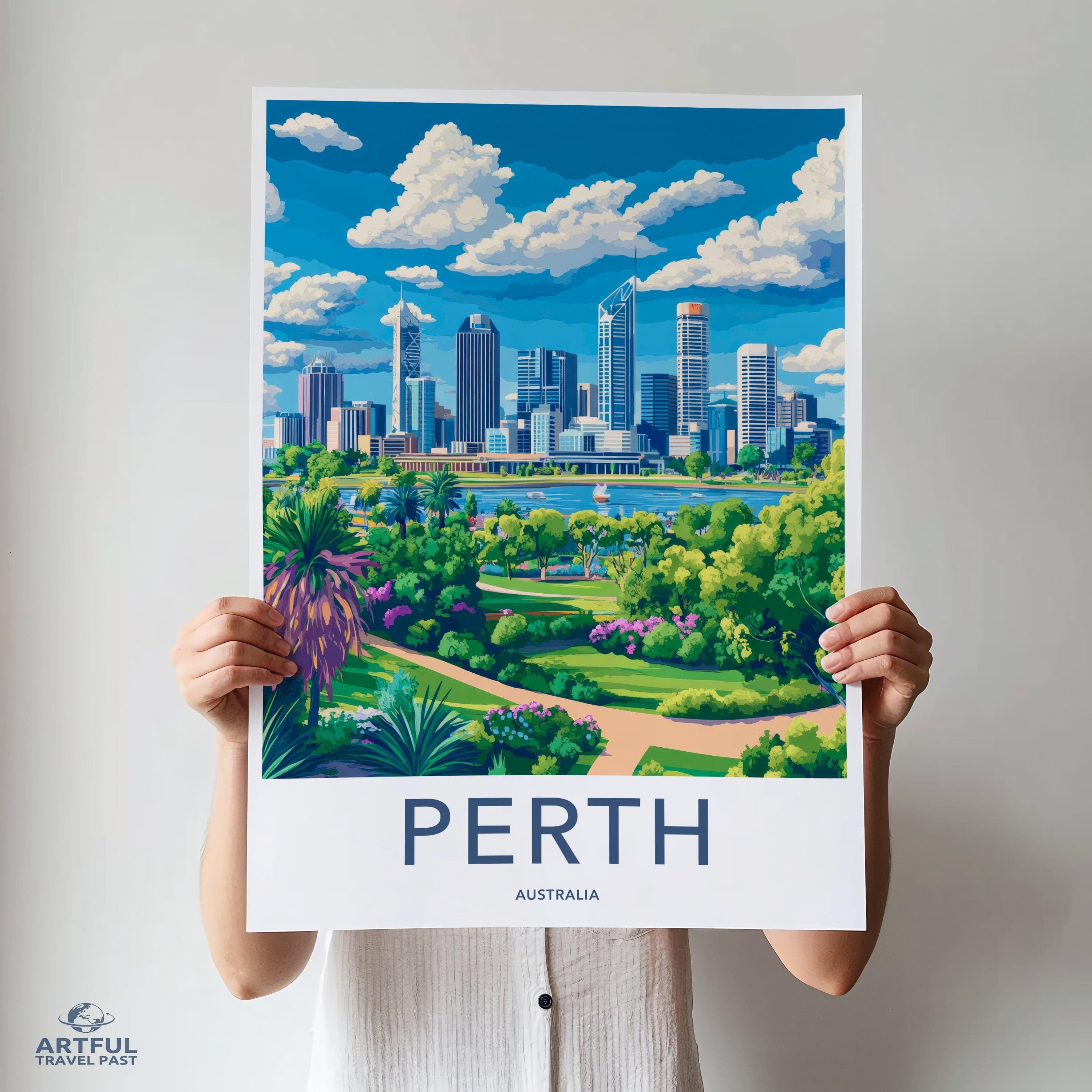 Perth Poster - Australia Wall Art