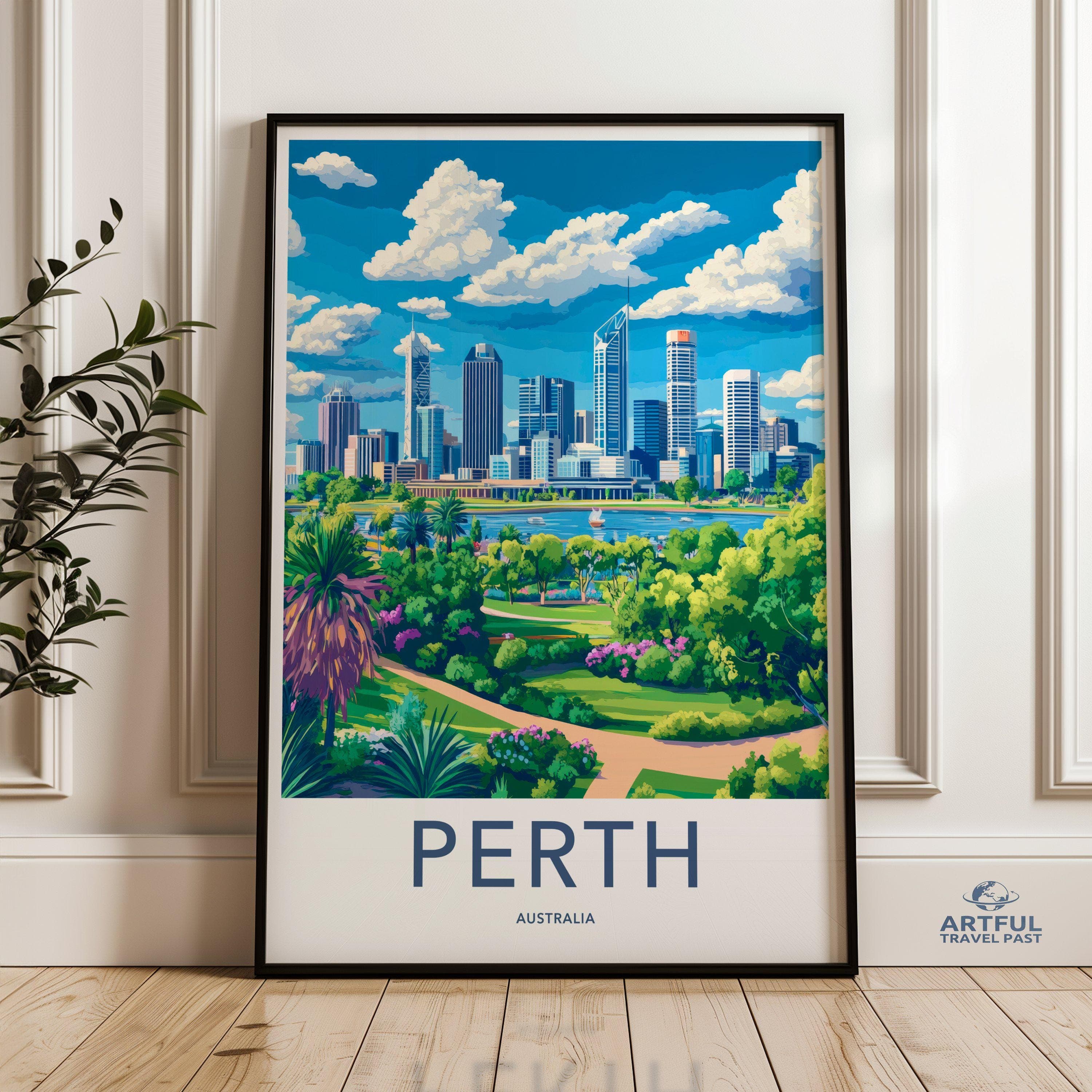 Perth Poster - Australia Wall Art
