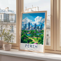 Perth Poster - Australia Wall Art