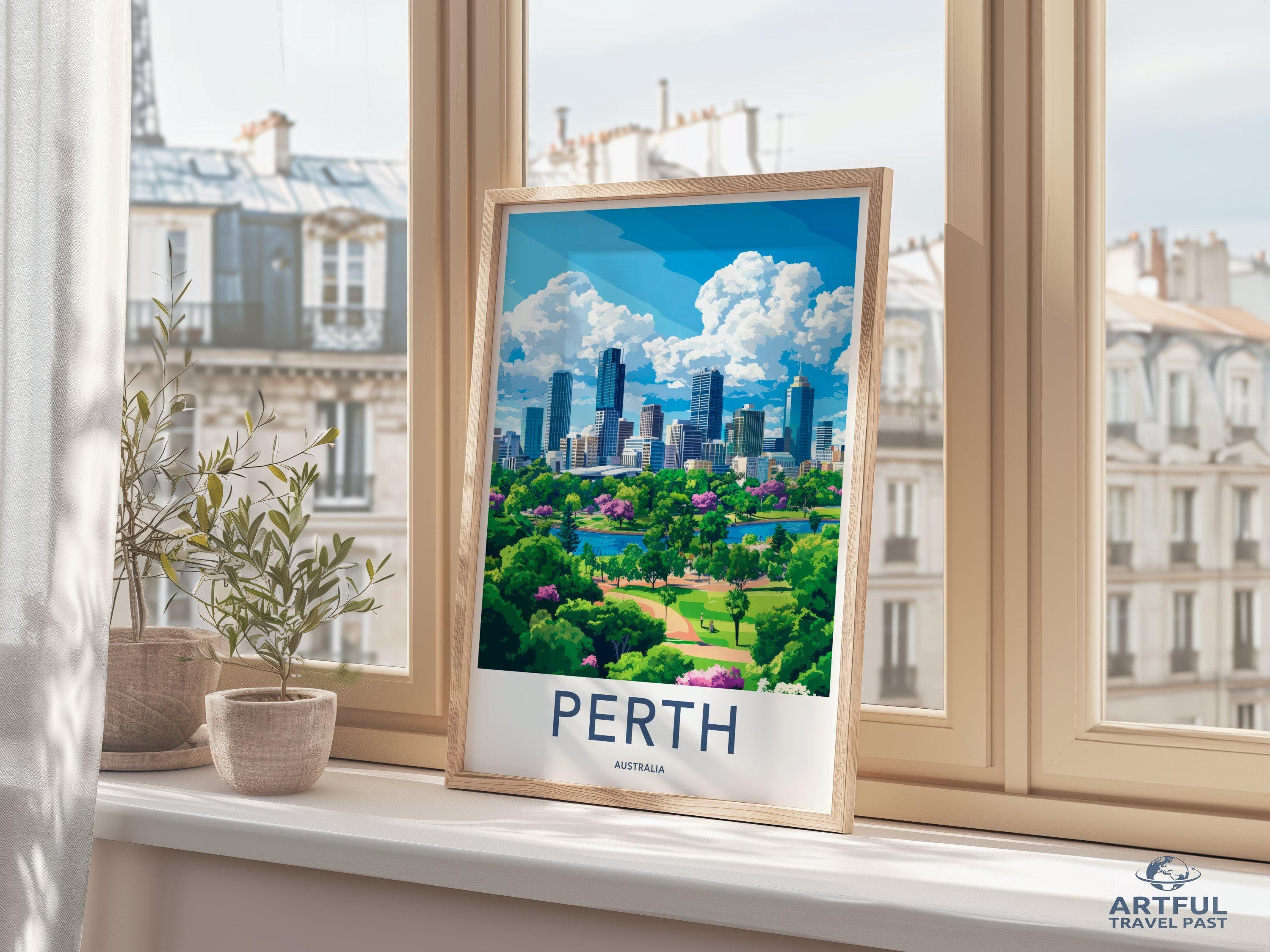 Perth Poster - Australia Wall Art
