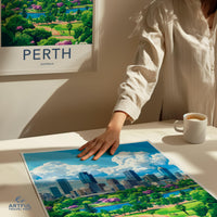 Perth Poster - Australia Wall Art