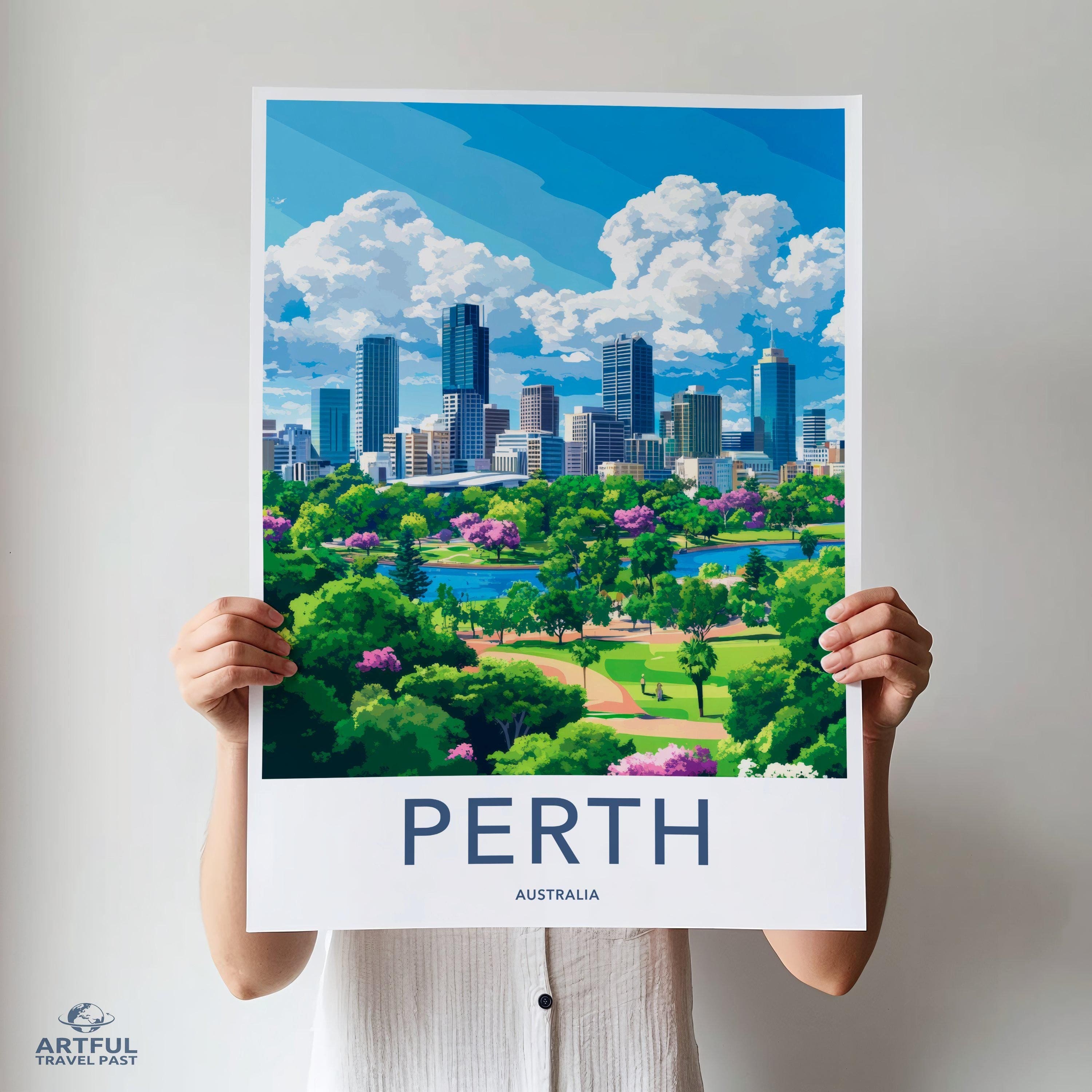 Perth Poster - Australia Wall Art