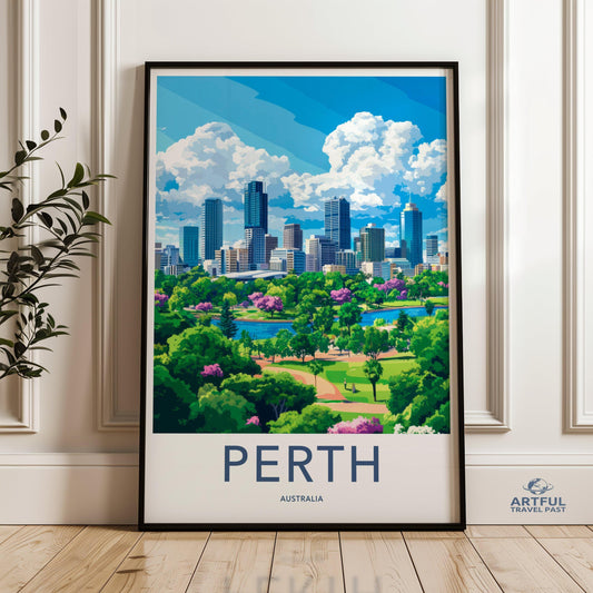 Perth Poster - Australia Wall Art