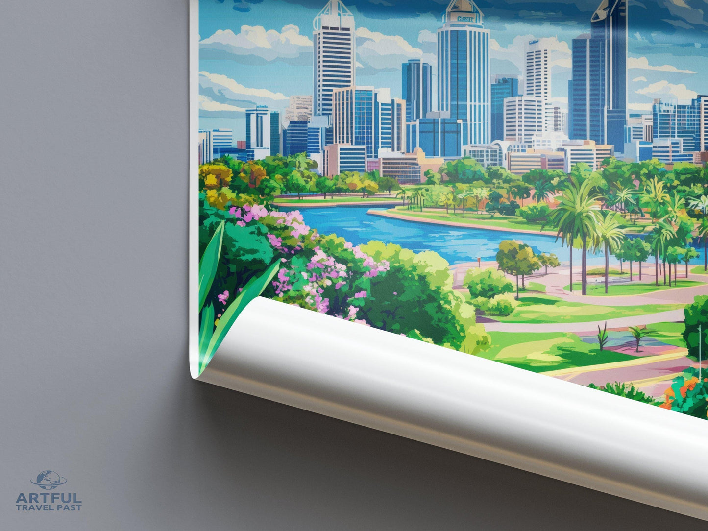 Perth Poster - Australia Wall Art