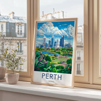 Perth Poster - Australia Wall Art