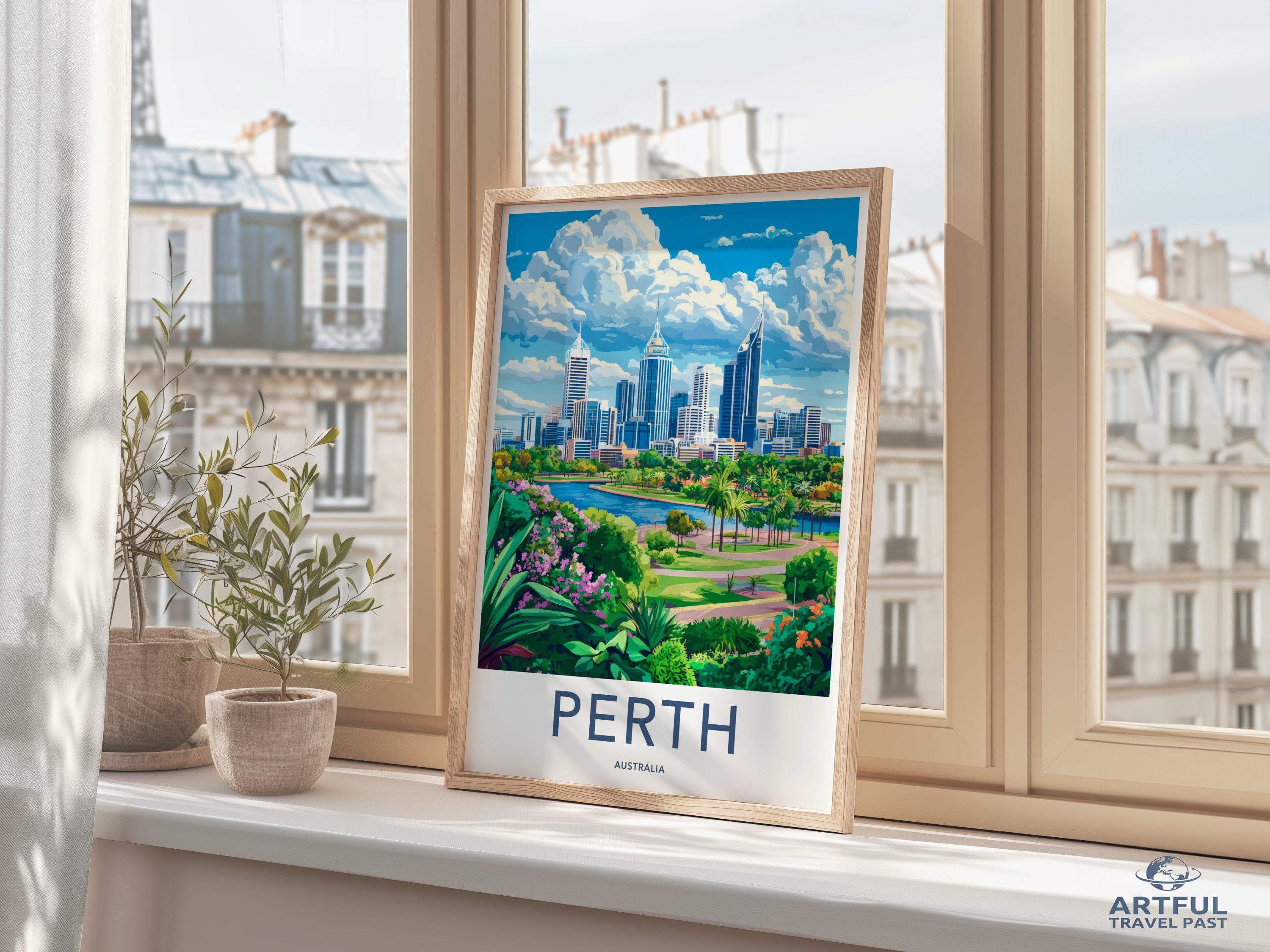 Perth Poster - Australia Wall Art