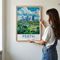 Perth Poster - Australia Wall Art