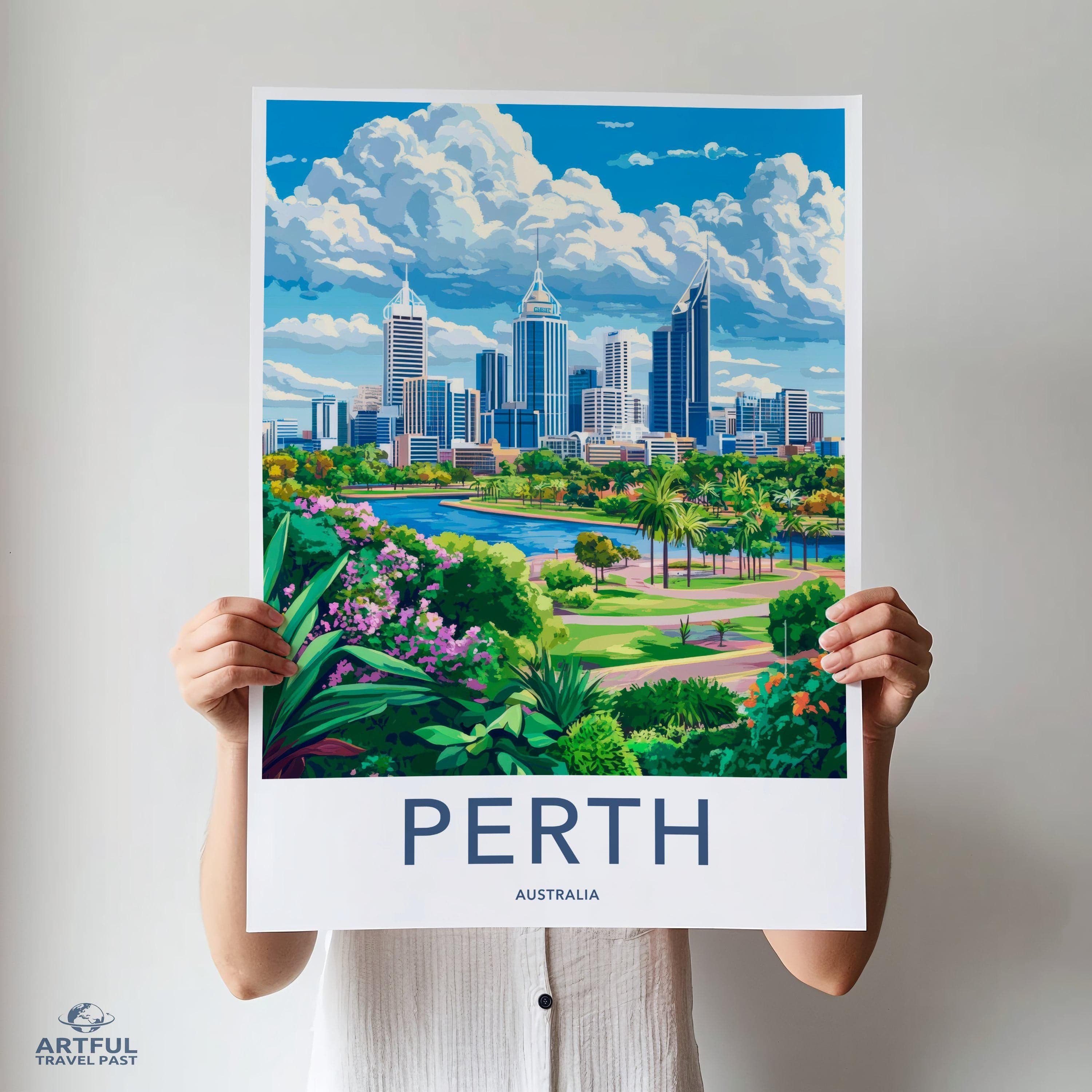 Perth Poster - Australia Wall Art