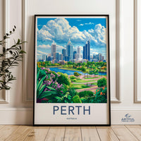 Perth Poster - Australia Wall Art