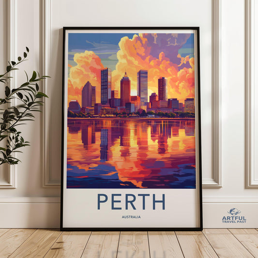 Perth Poster - Australia Wall Art