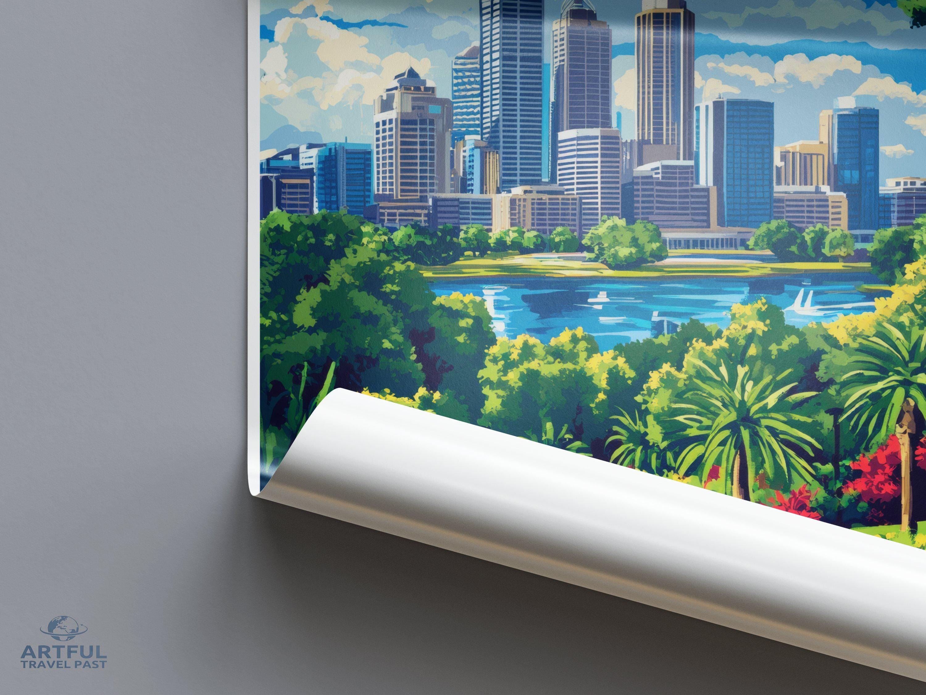 Perth Poster - Australia Wall Art