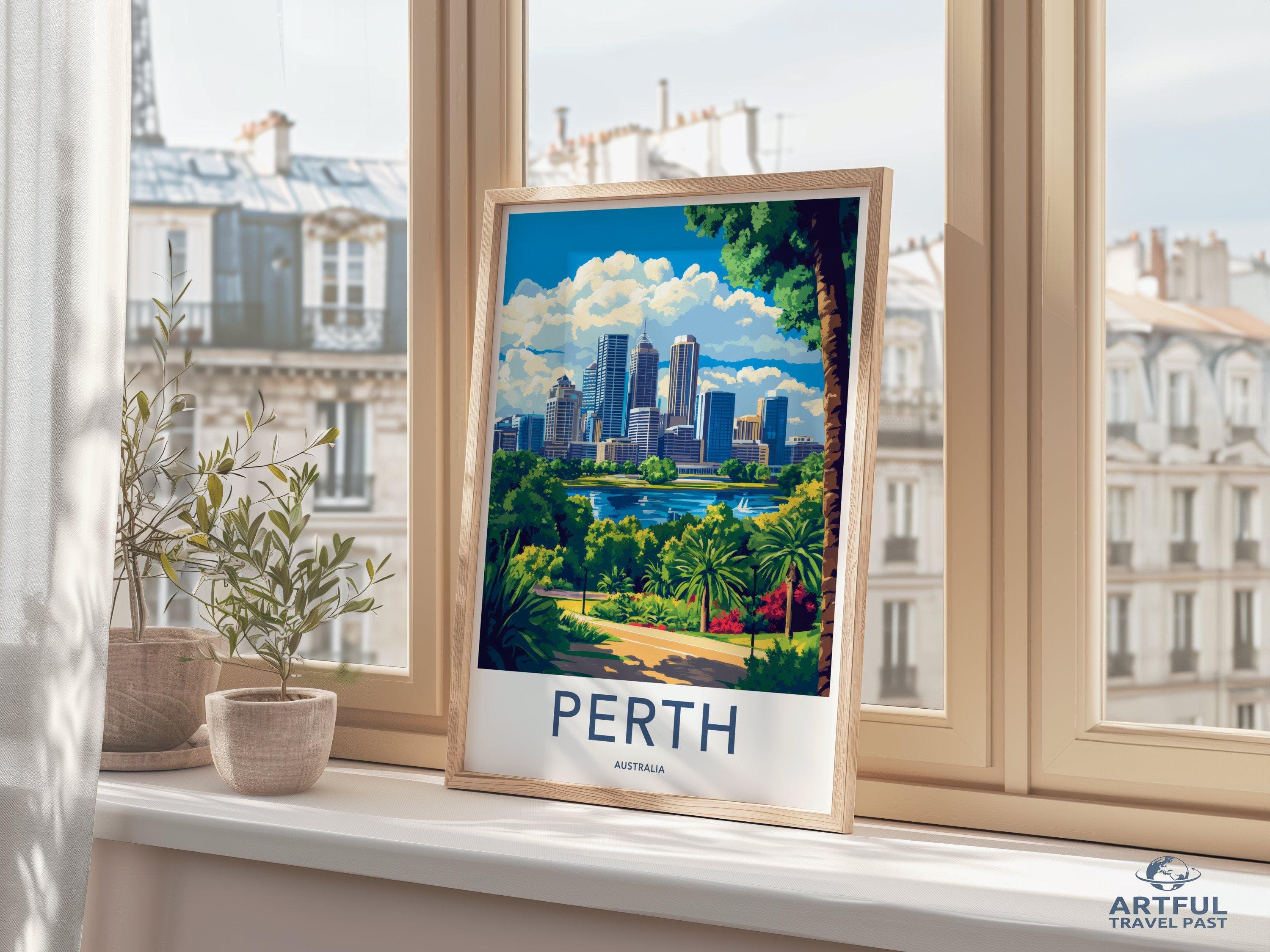 Perth Poster - Australia Wall Art