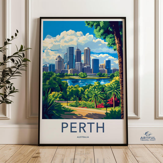 Perth Poster - Australia Wall Art