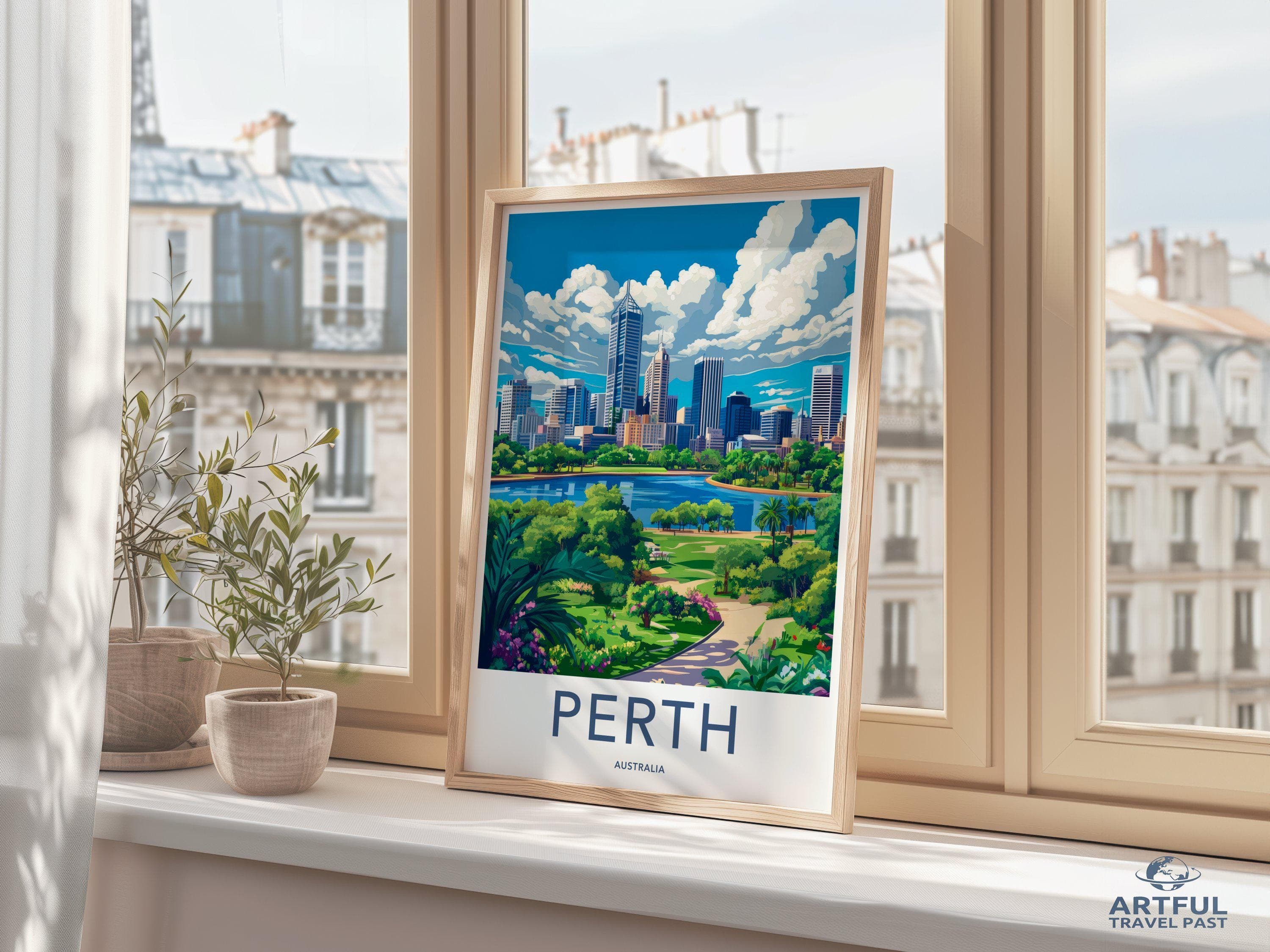 Perth Poster - Australia Wall Art