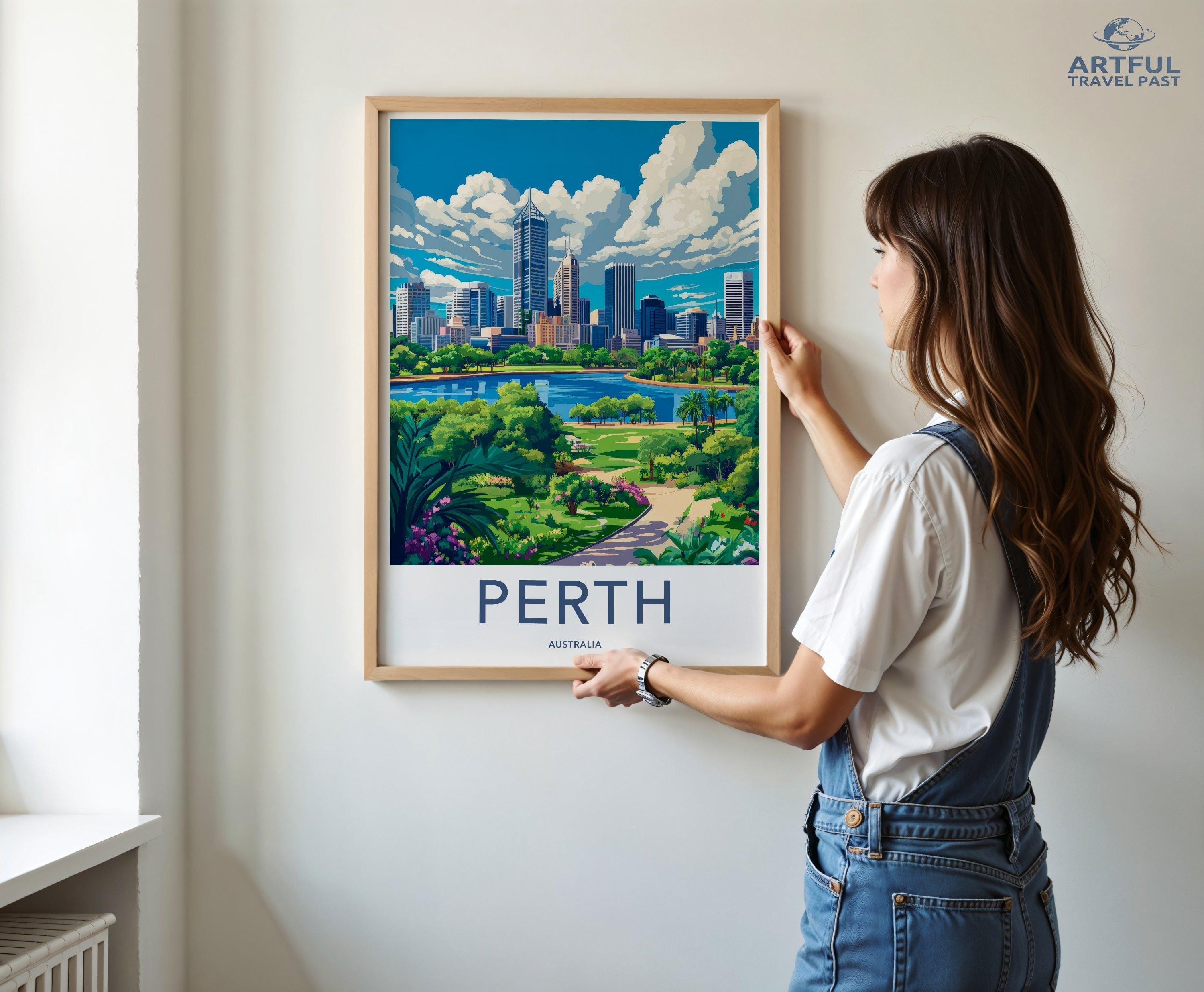 Perth Poster - Australia Wall Art