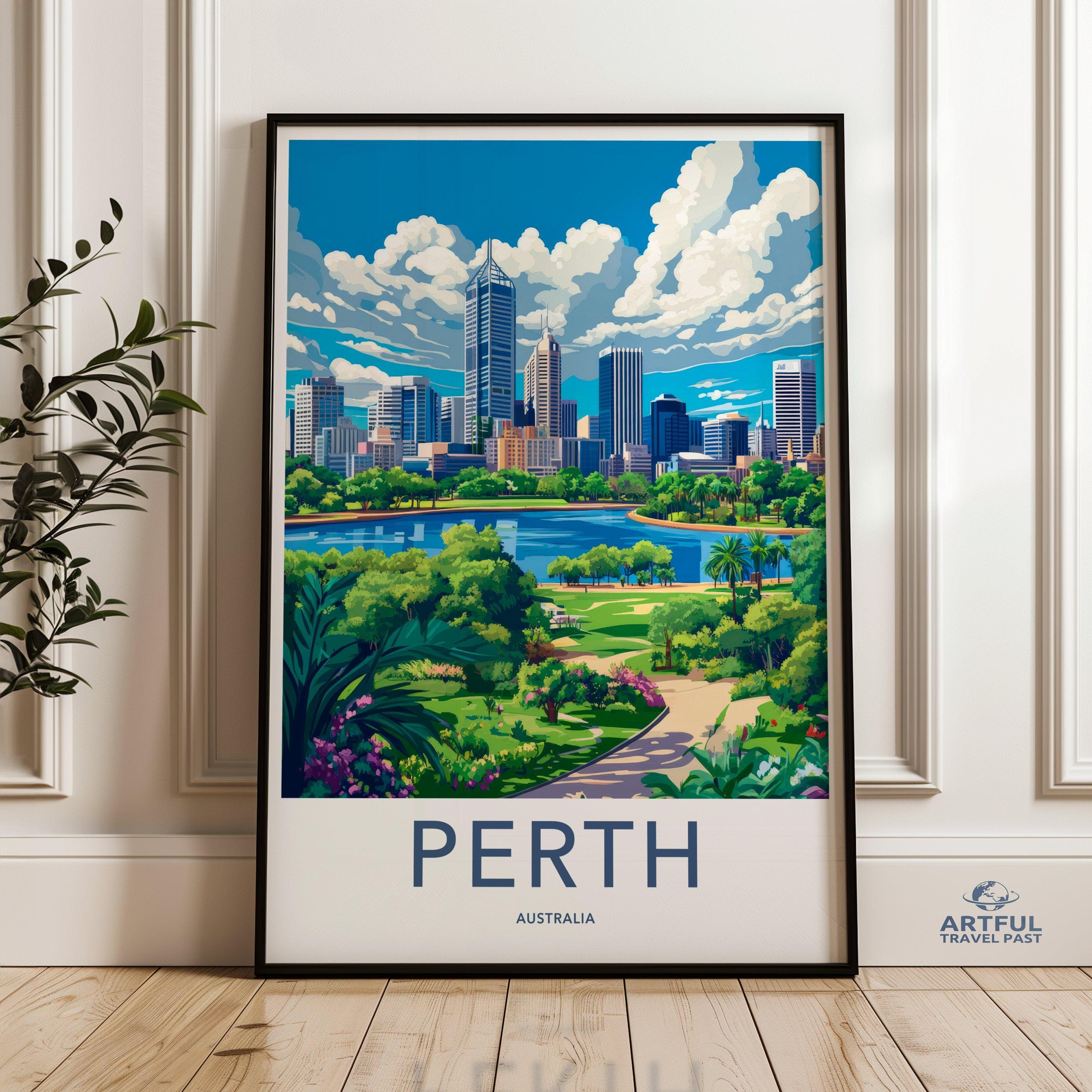Perth Poster - Australia Wall Art