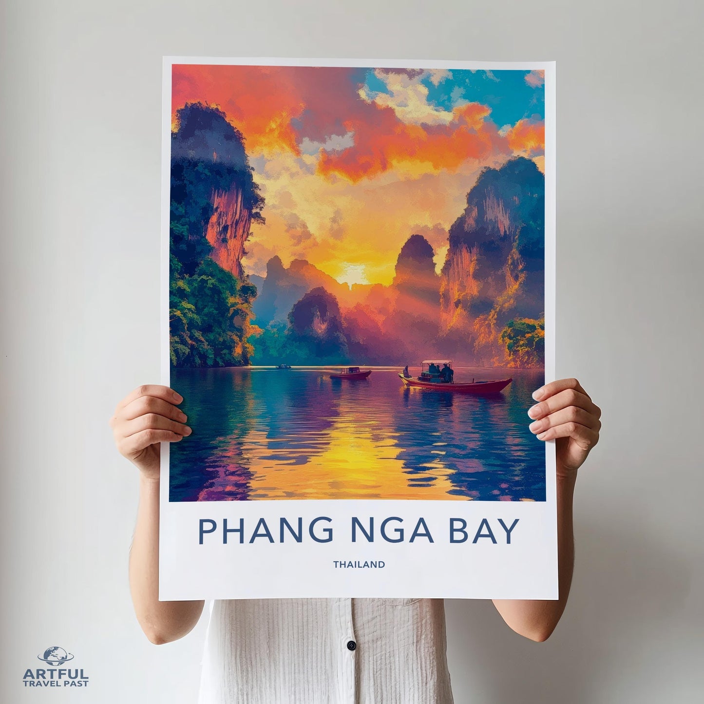 Phang Nga Bay Poster - Thailand Wall Art