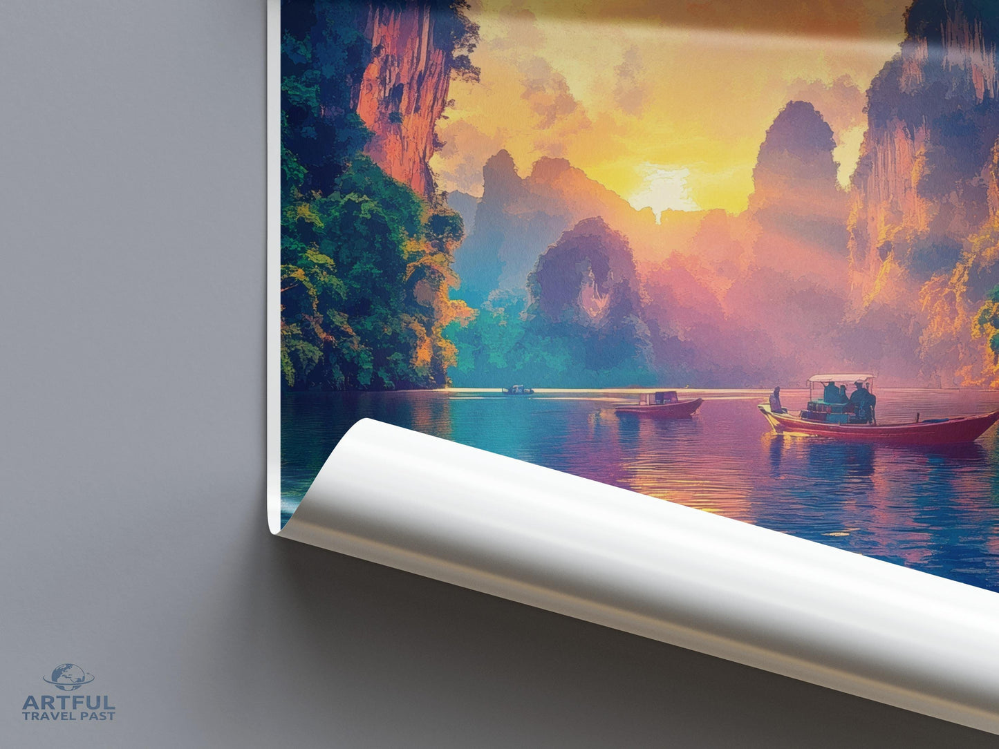 Phang Nga Bay Poster - Thailand Wall Art