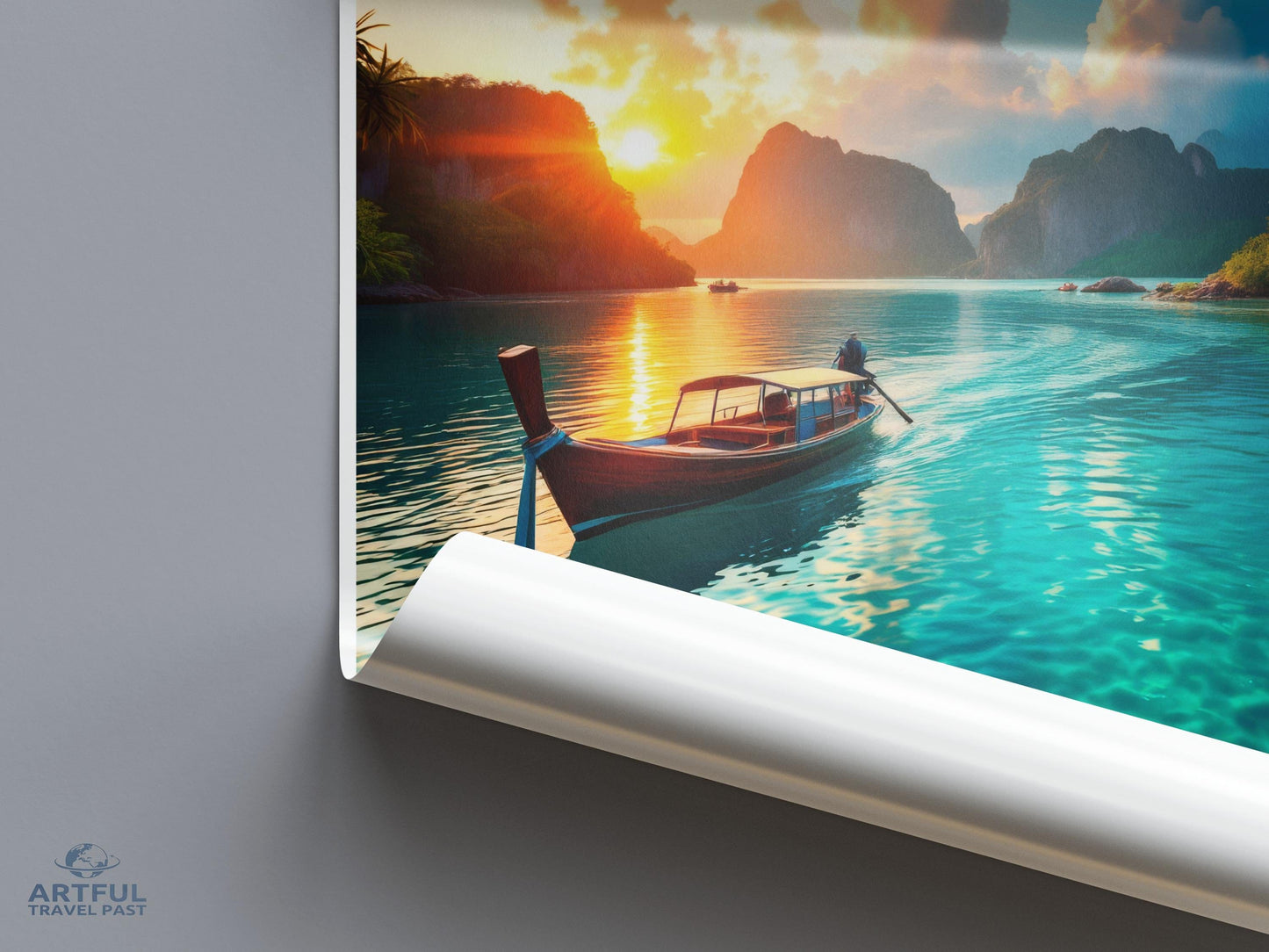 Phi Phi Islands Poster - Thailand Wall Art