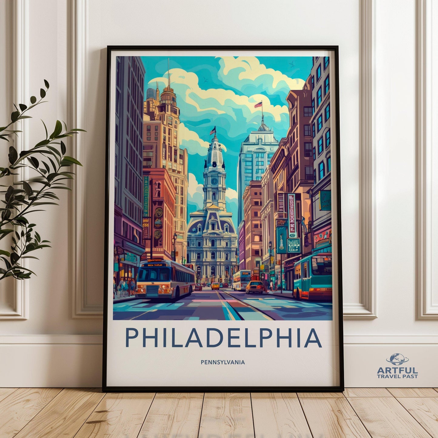 Philadelphia Poster - Pennsylvania Wall Art