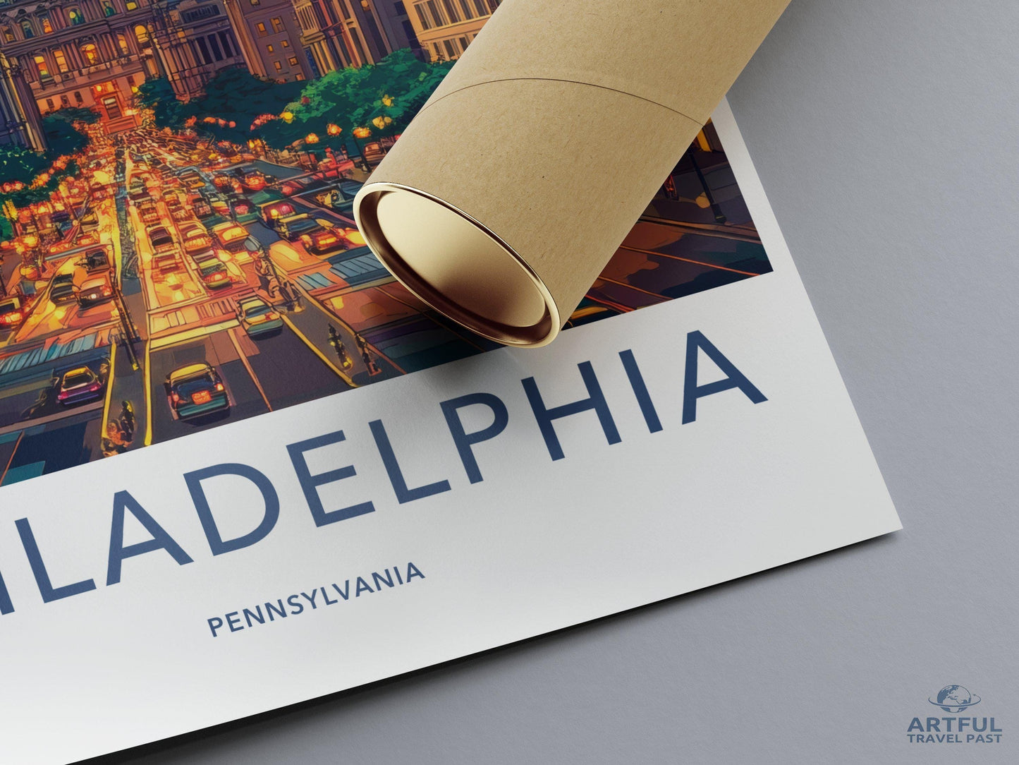 Philadelphia Poster | Pennsylvania Wall Art | America Decor
