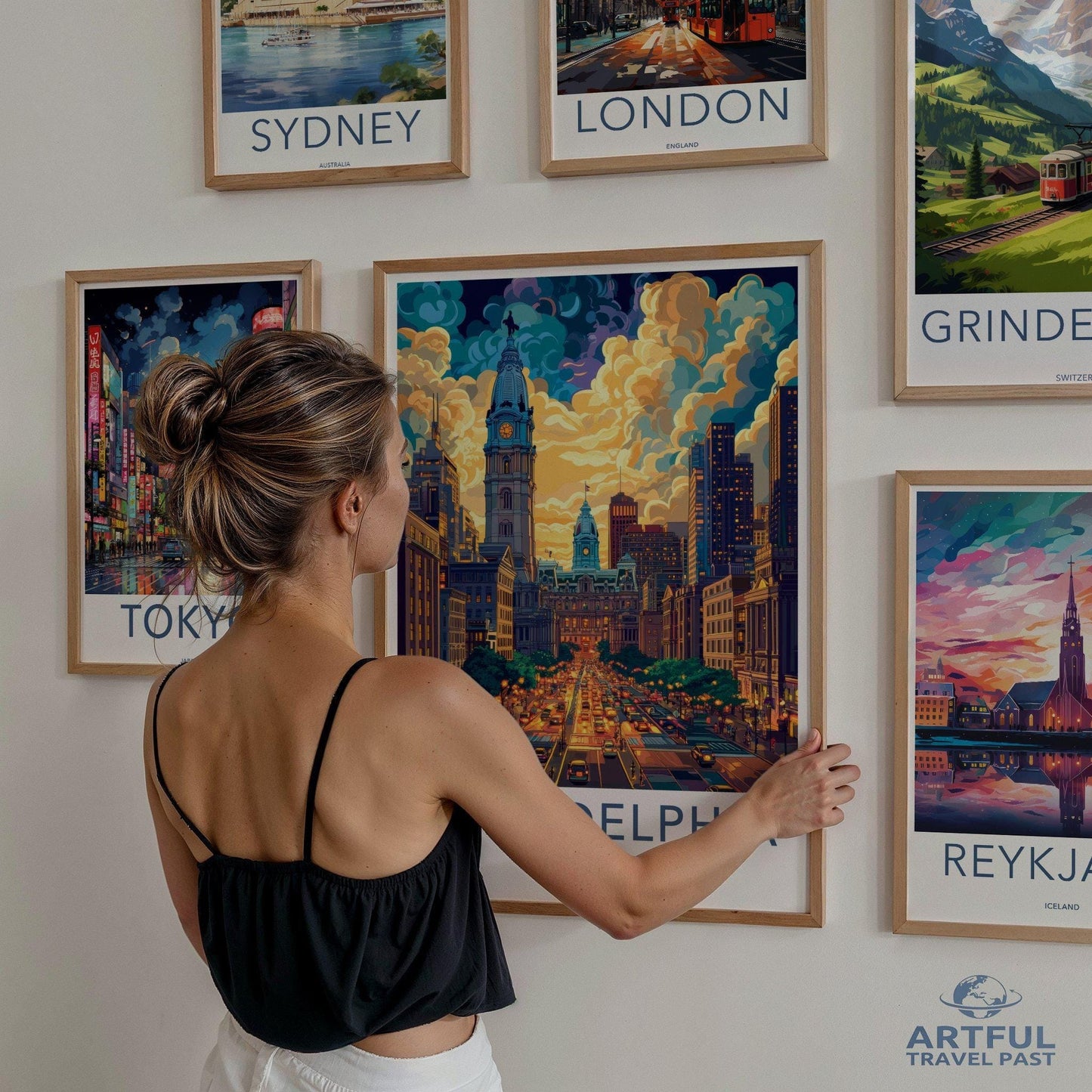 Philadelphia Poster | Pennsylvania Wall Art | America Decor