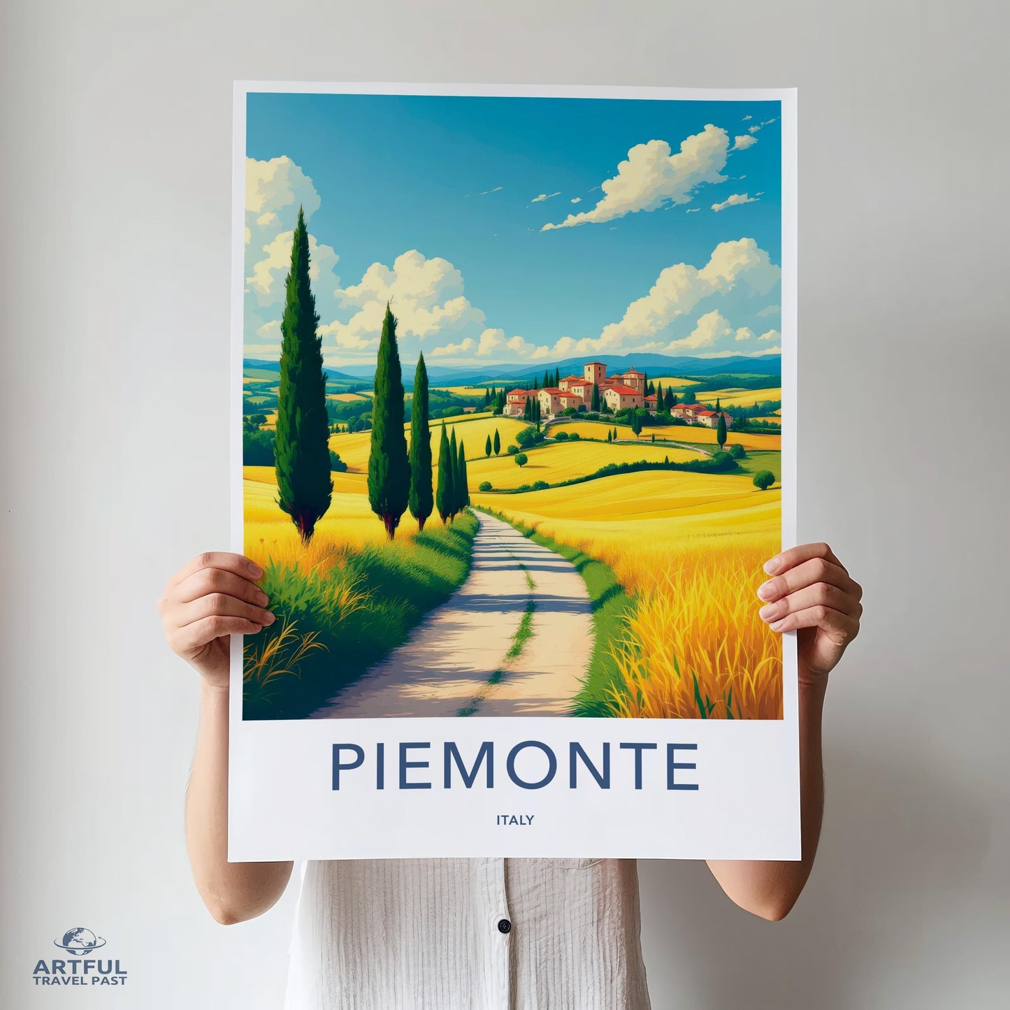 Piemonte Poster - Italy Wall Art