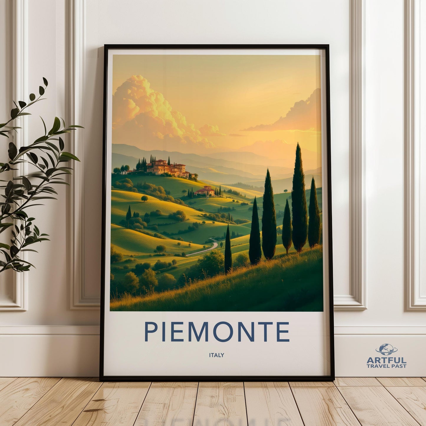 Piemonte Poster - Italy Wall Art