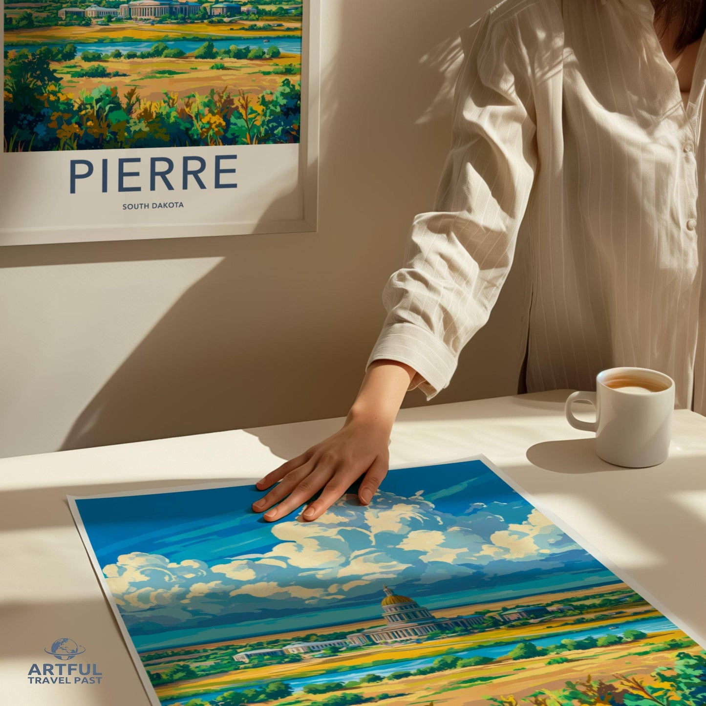 Pierre Poster - South Dakota Wall Art