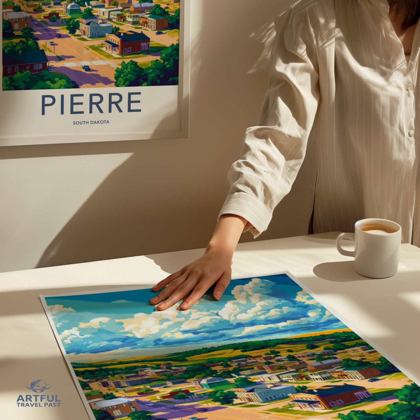Pierre Poster - South Dakota Wall Art