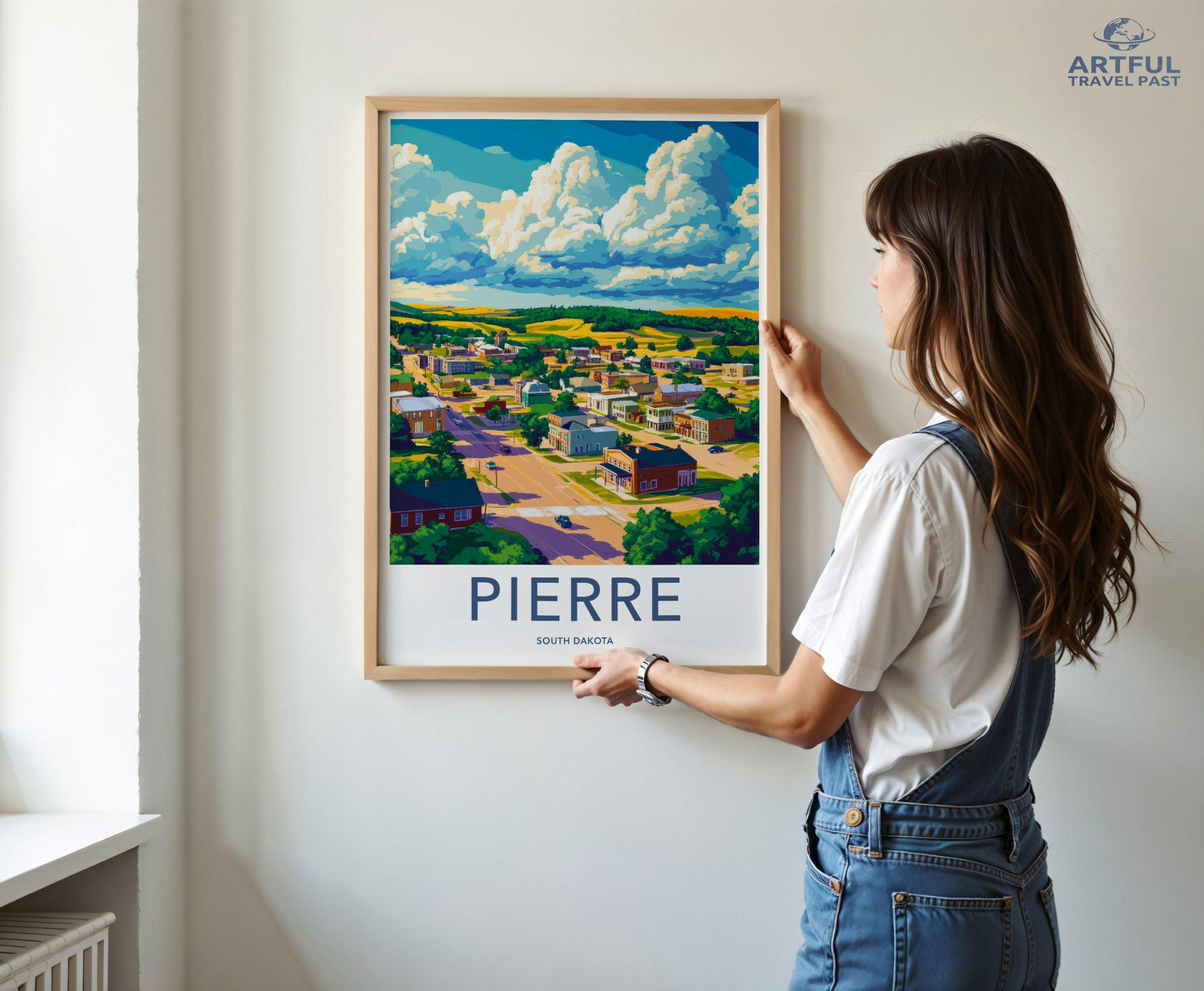 Pierre Poster - South Dakota Wall Art