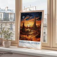 Pinnacles Poster - Australia Wall Art
