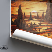 Pinnacles Poster - Australia Wall Art