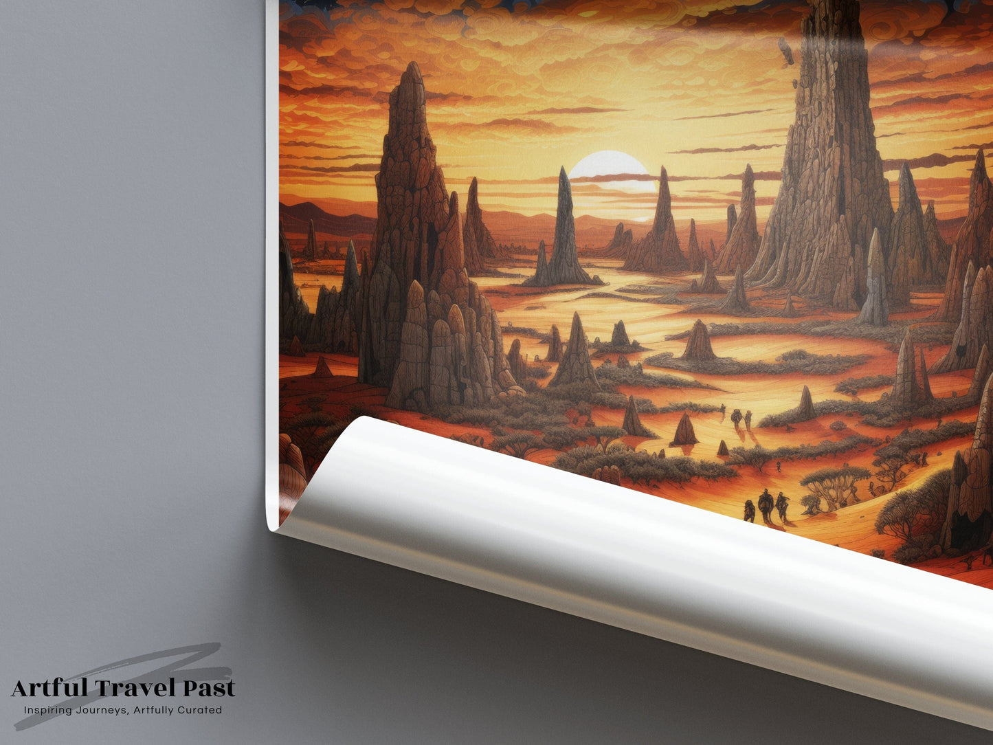 Pinnacles Poster | Western Australia Wall Art