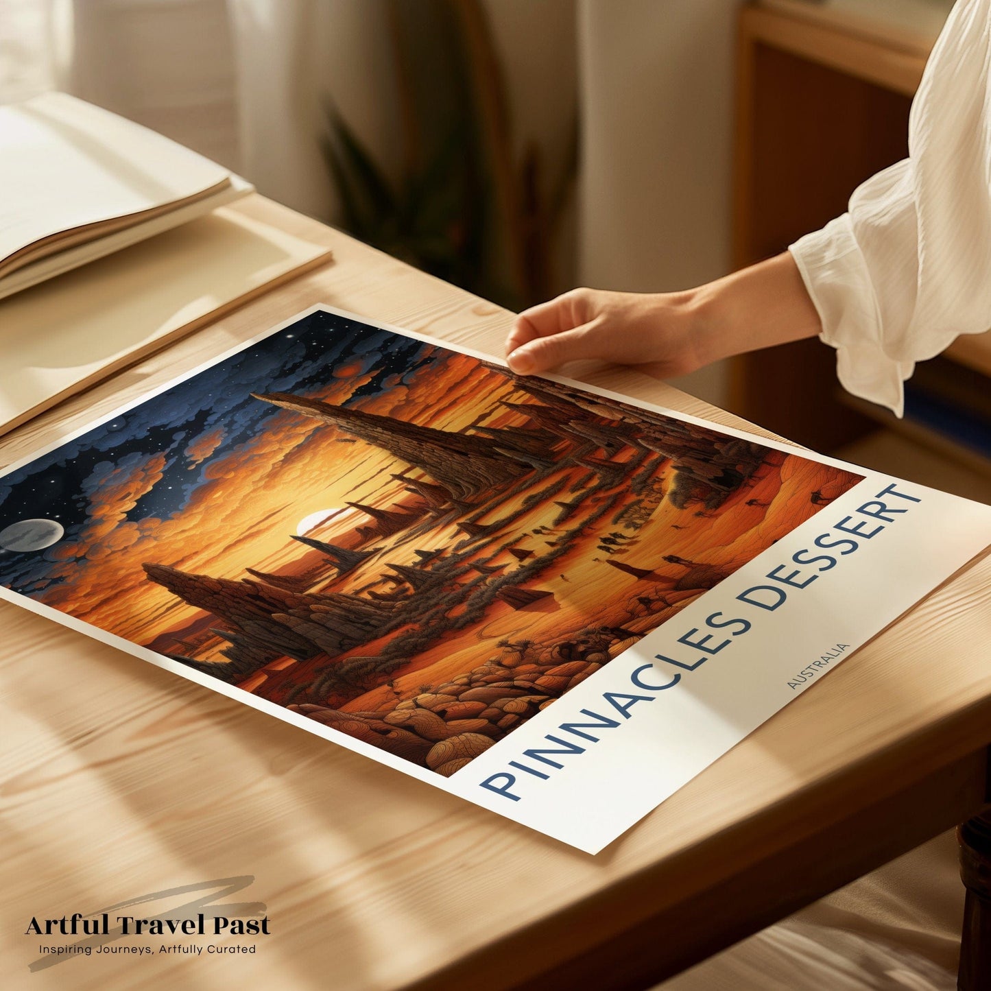 Pinnacles Poster | Western Australia Wall Art