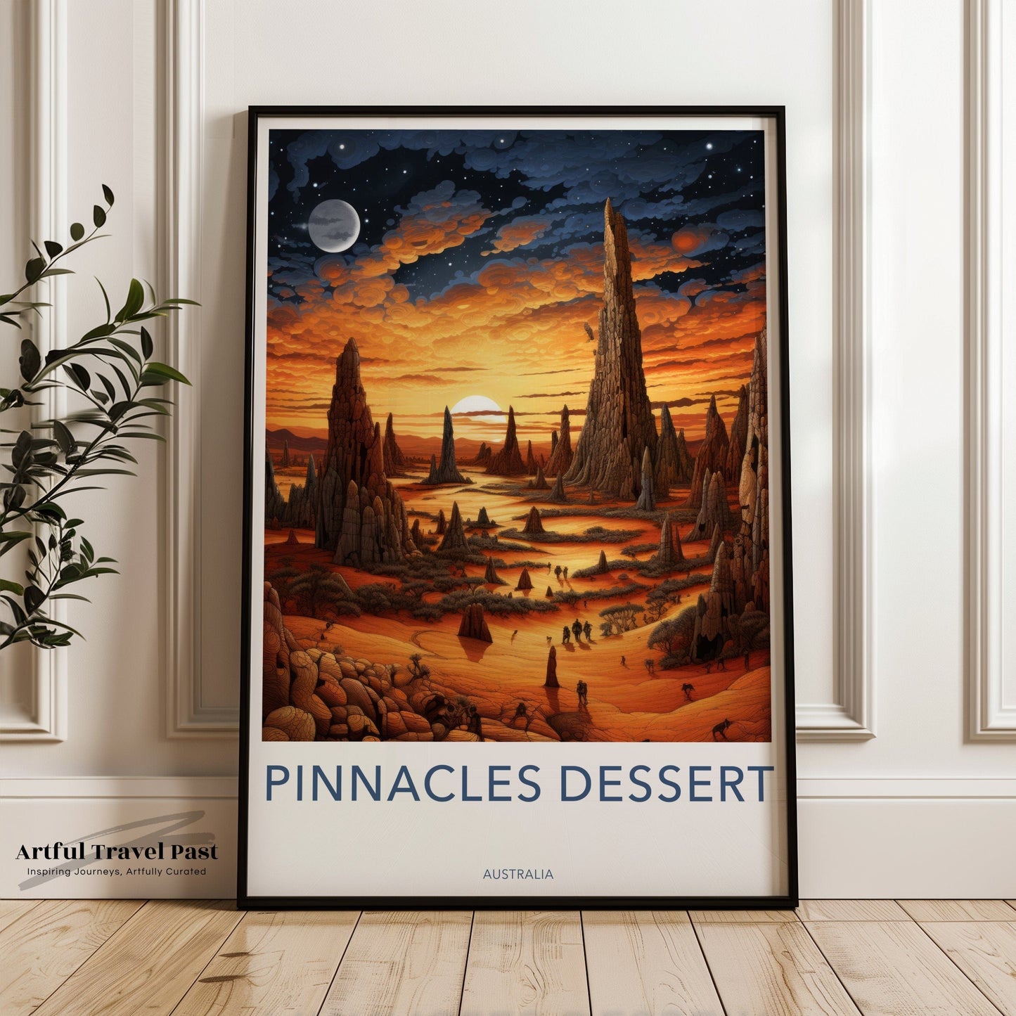 Pinnacles Poster | Western Australia Wall Art