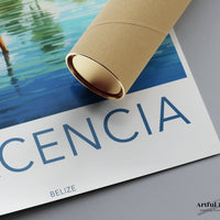 Placencia Poster - Belize Wall Art