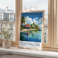 Placencia Poster - Belize Wall Art