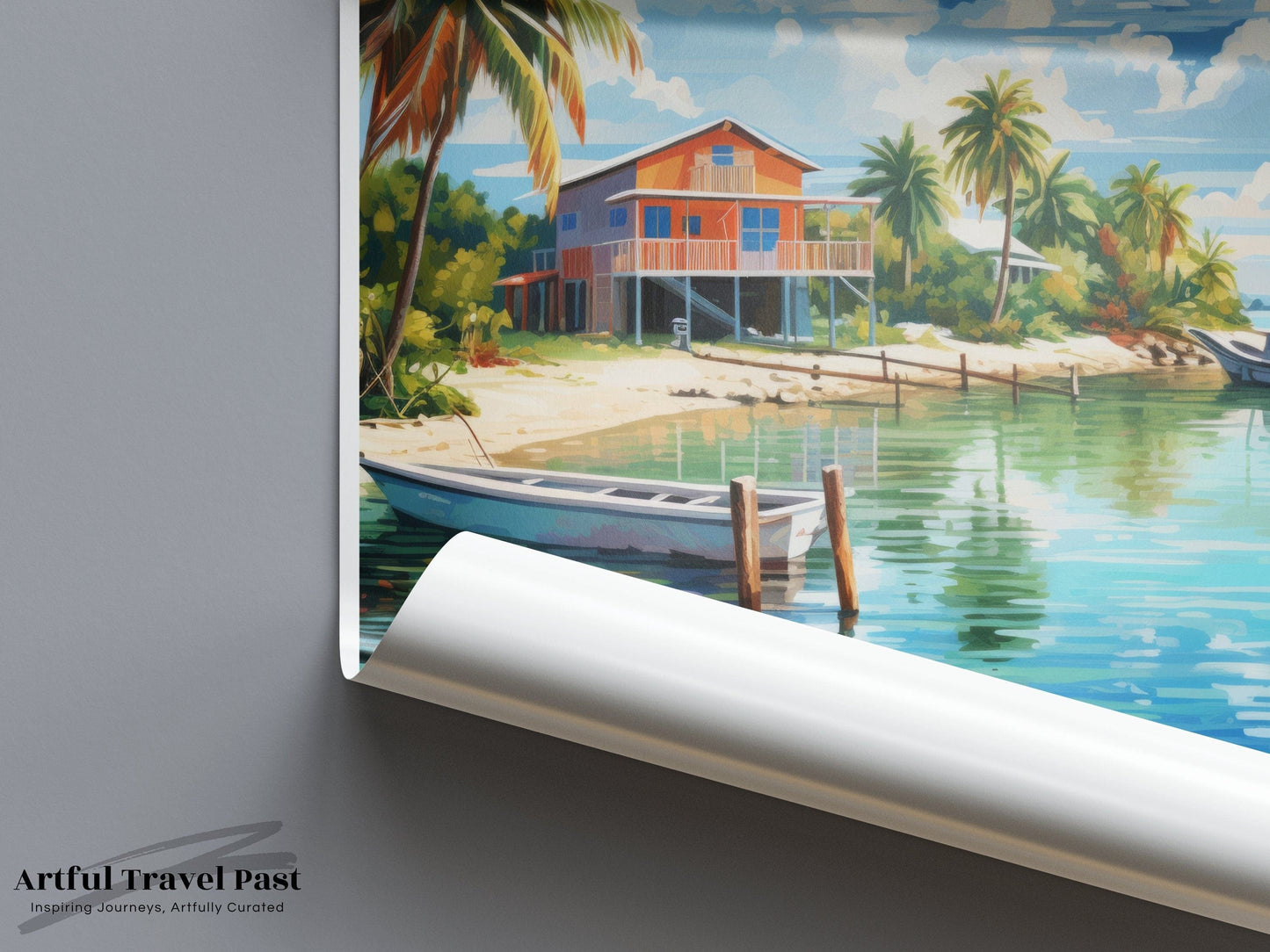 Placencia Poster - Belize Wall Art