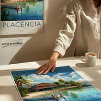 Placencia Poster - Belize Wall Art