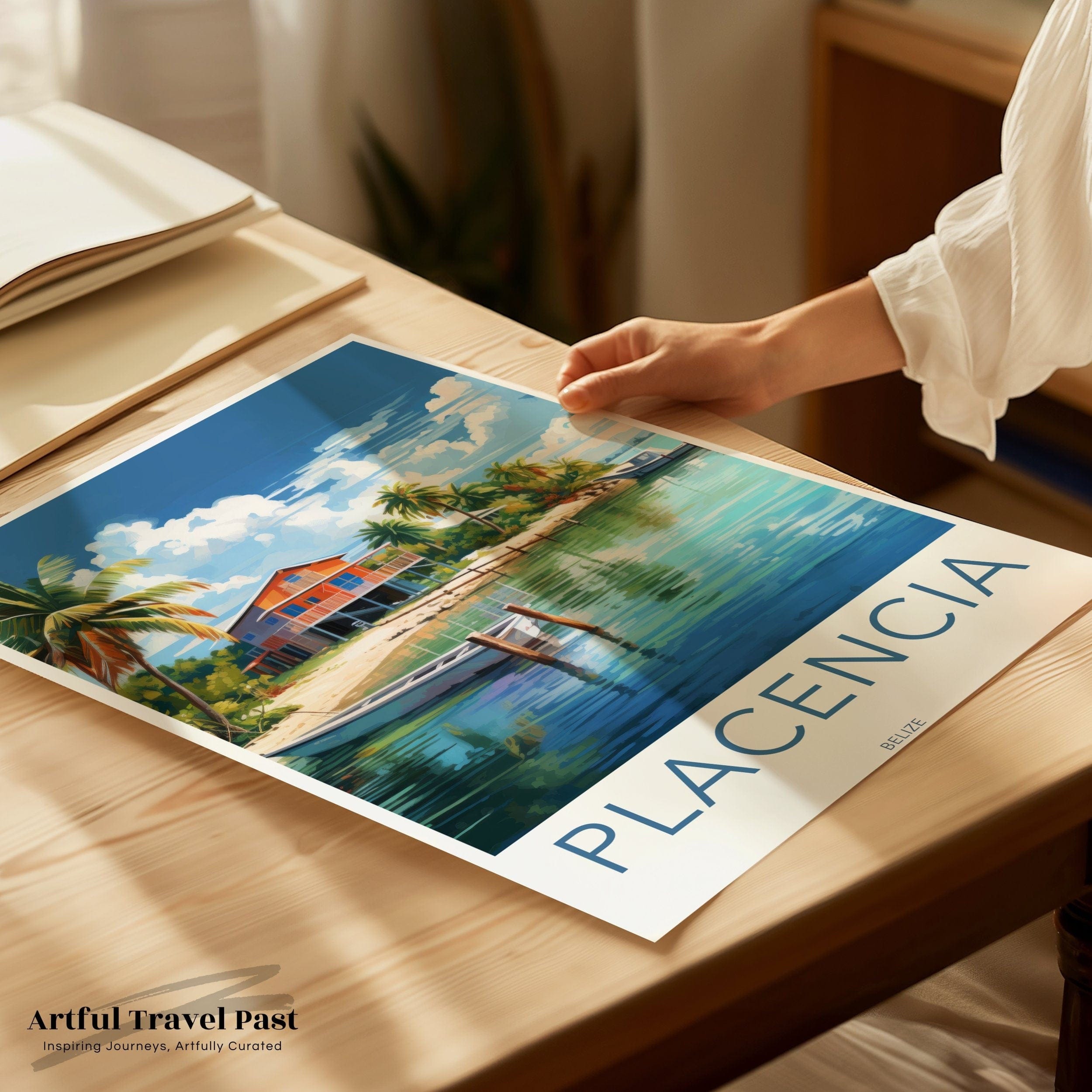 Placencia Poster - Belize Wall Art