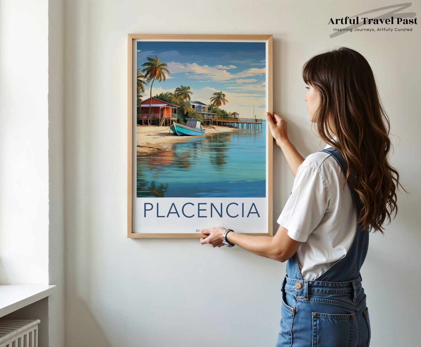 Placencia Poster | Belize Wall Art | Caribbean Decor