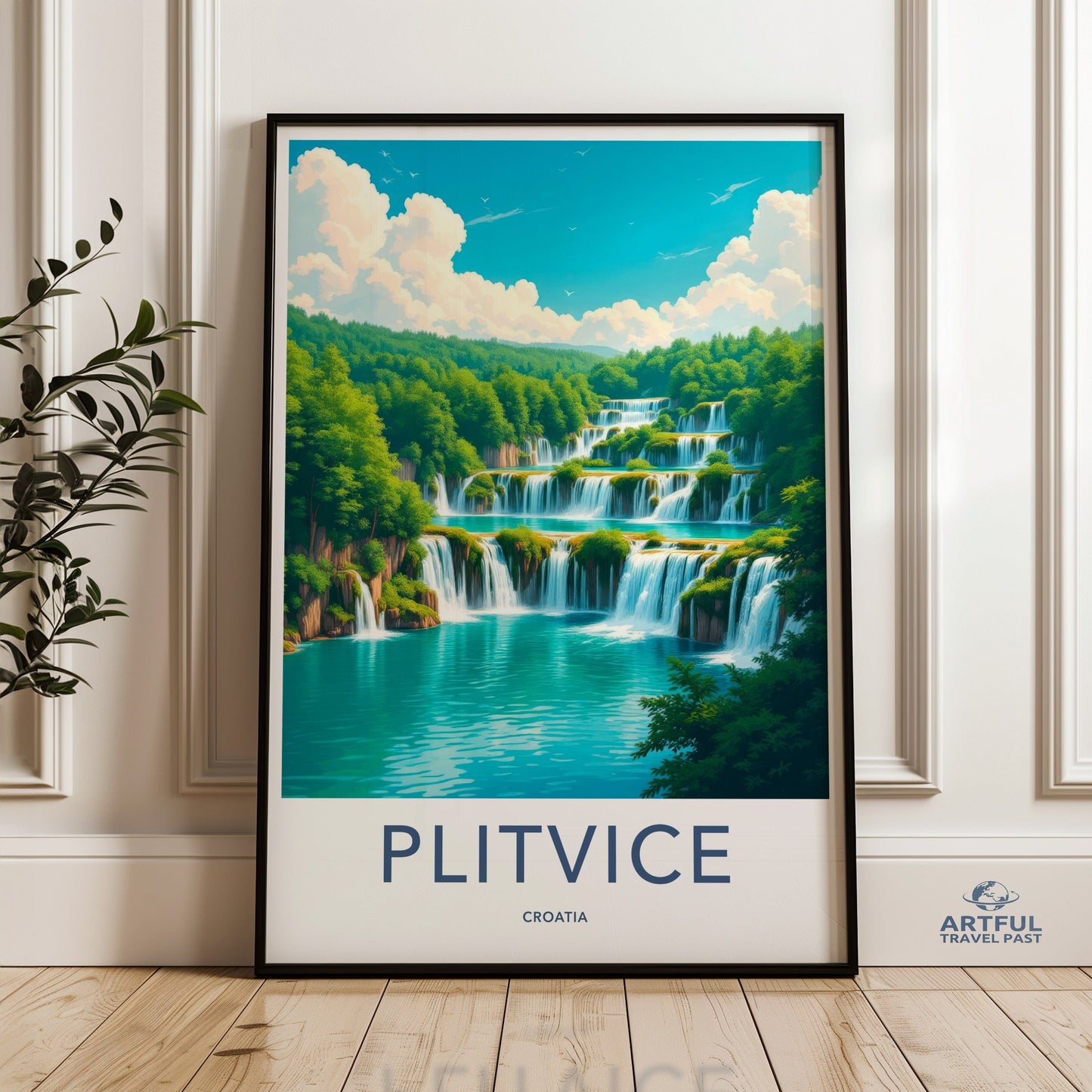 Plitvice Lakes Poster - Croatia Wall Art