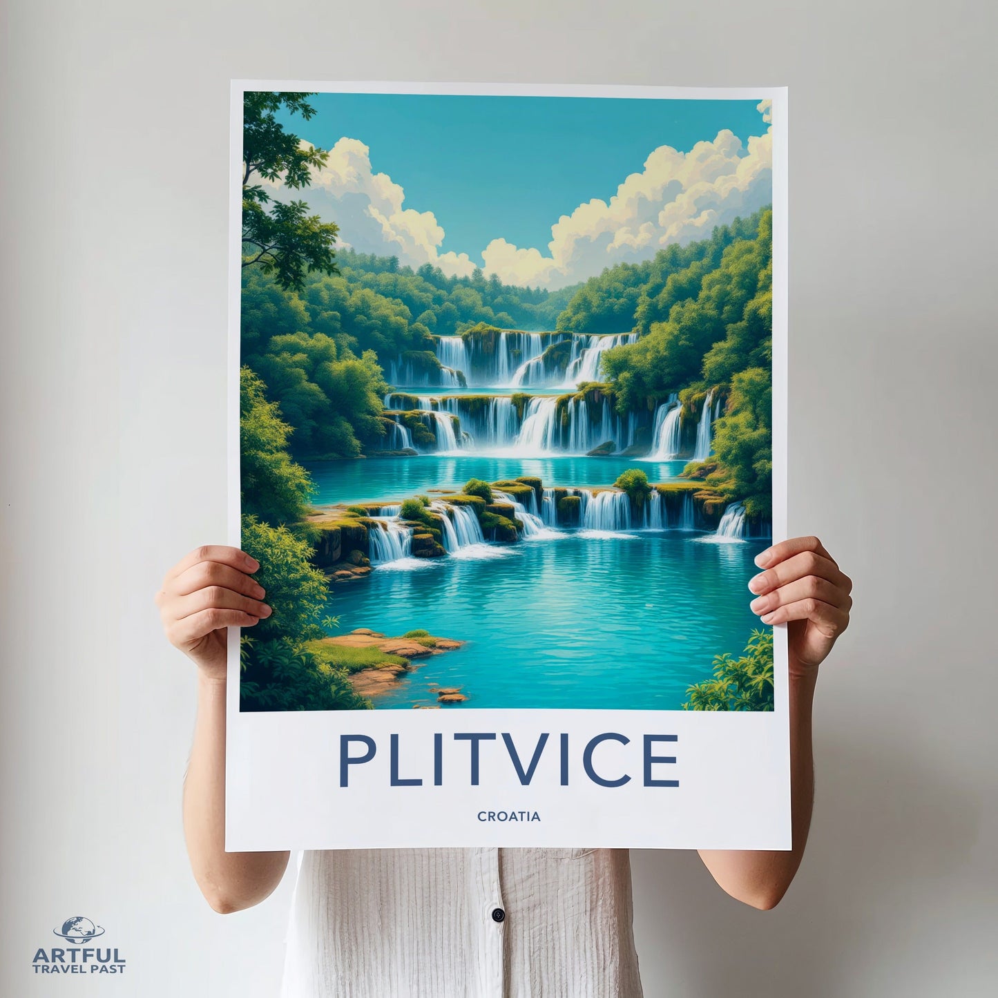 Plitvice Lakes Poster - Croatia Wall Art