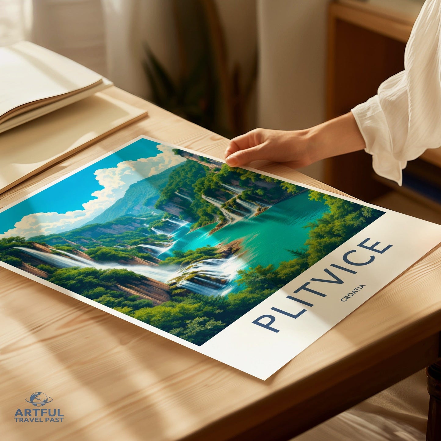 Plitvice Lakes Poster - Croatia Wall Art