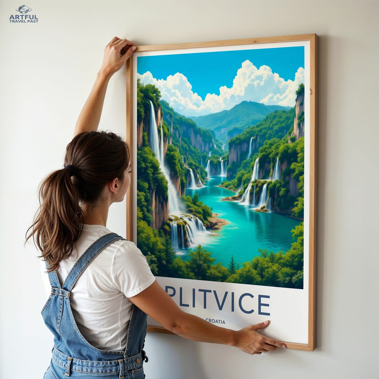 Plitvice Lakes Poster - Croatia Wall Art